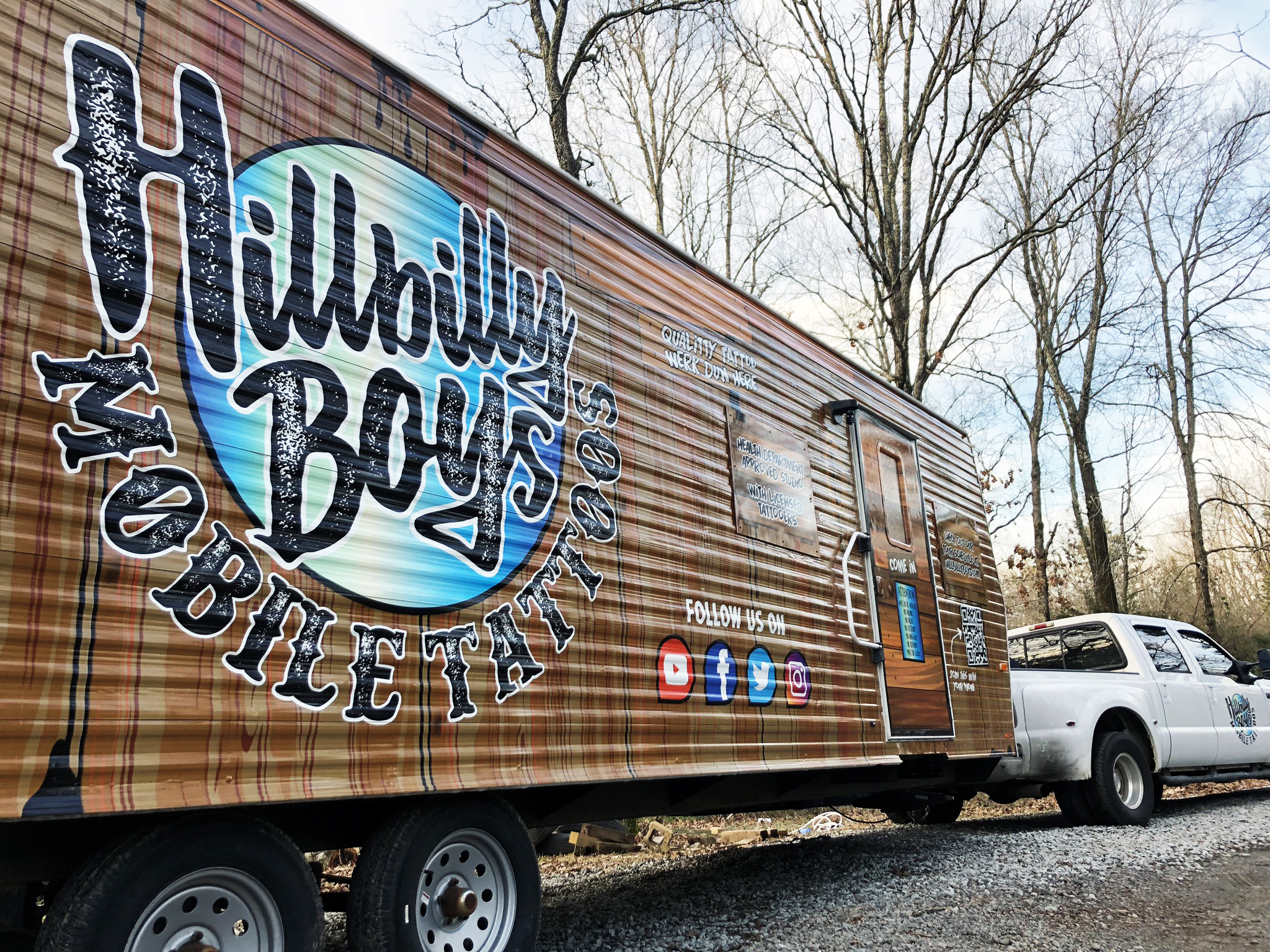 [PHOTO GALLERY] The new HBB Mobile Tattoo Studio ⋆ Hillbilly Boys Tattoo